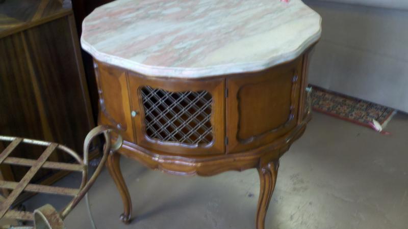 Drum table with marble top $175.jpg